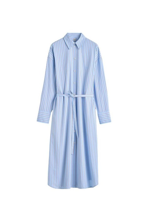 Striped shirtdress — packshot