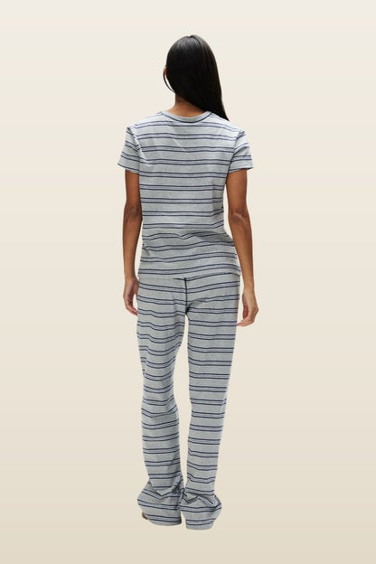 Striped T-Shirt - Core Stripe — model back