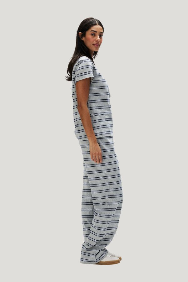 Striped T-Shirt - Core Stripe — model side