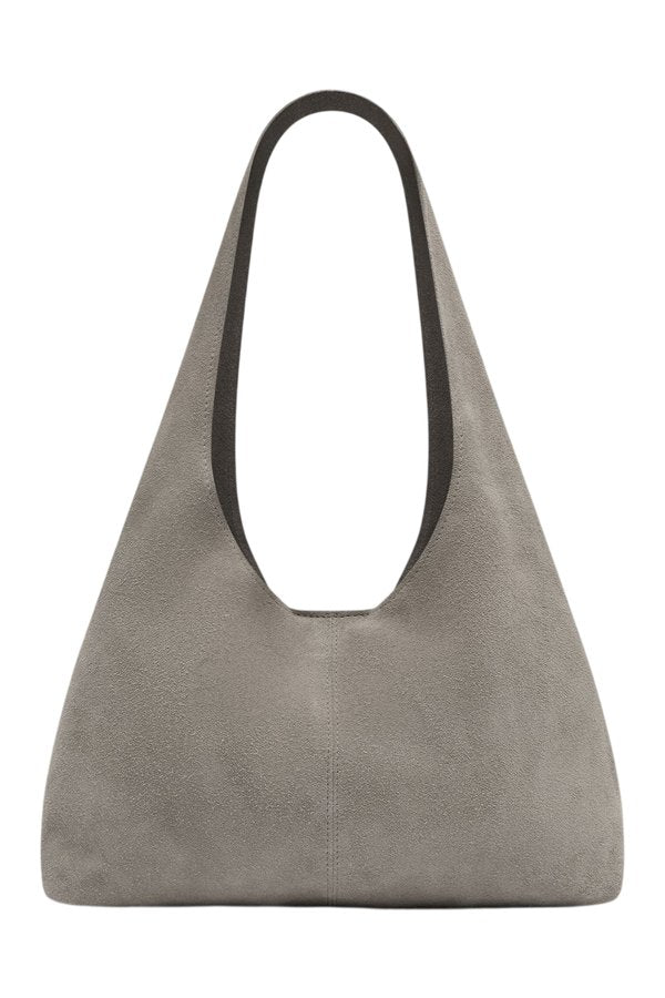 Suede Soft Bag - Pebble — packshot