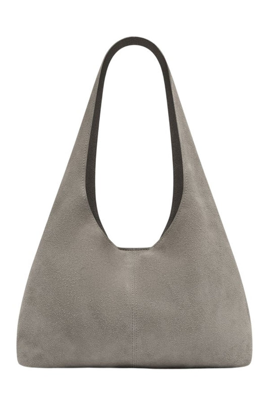 Suede Soft Bag - Pebble — packshot