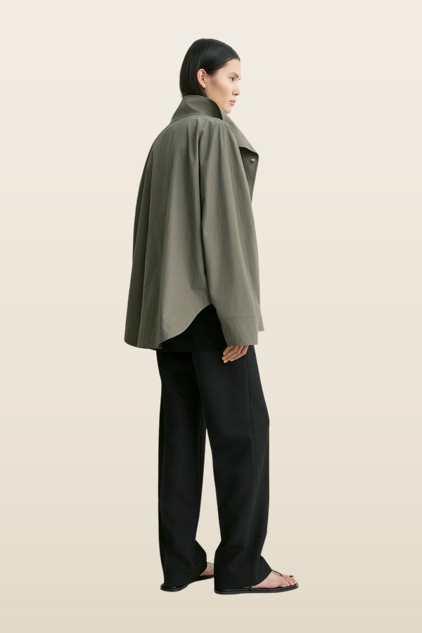 Summer parachute jacket clove — model back