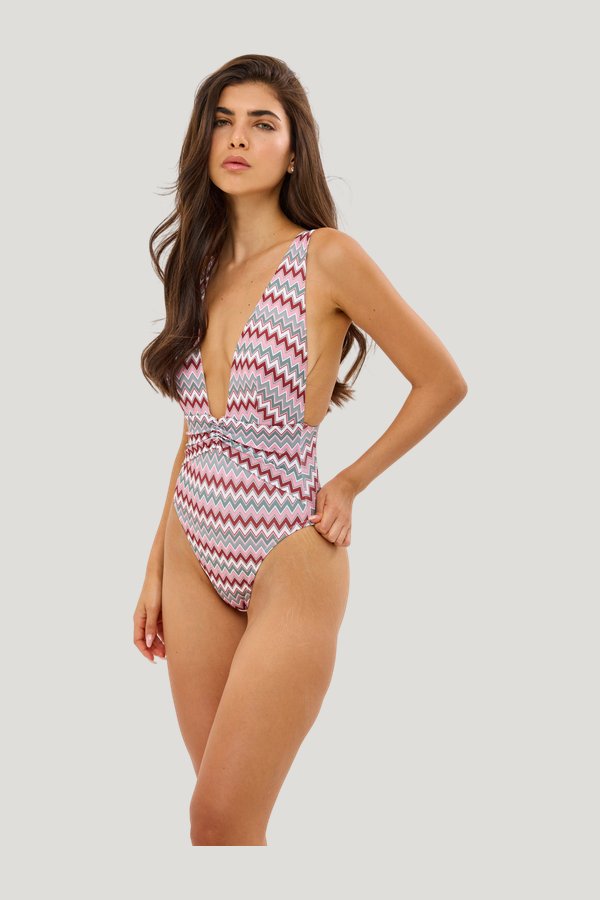 Swan Bari Chevron - One Piece — carry 2