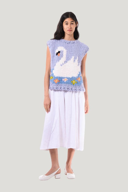 Swan Lake Knit Vest — carry 2