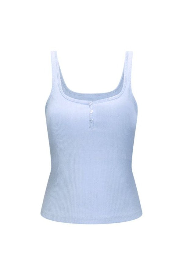 Sweetheart Henley Pyjama Vest — packshot