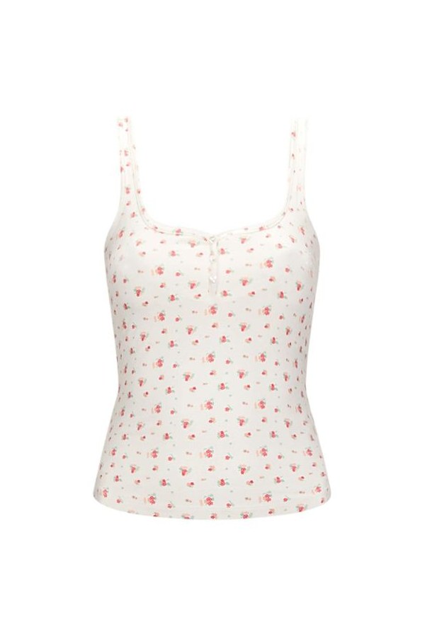 Sweetheart Henley Pyjama Vest — packshot