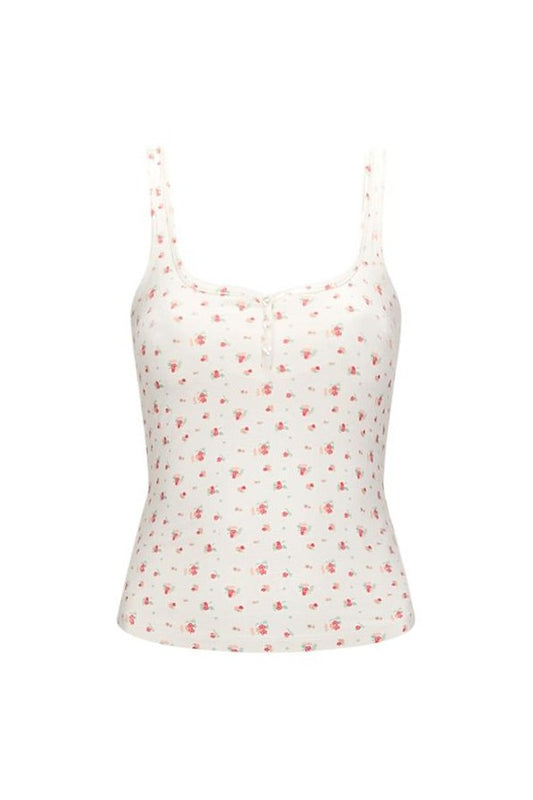 Sweetheart Henley Pyjama Vest — packshot