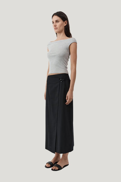 Tailored Wrap Skirt — carry 3