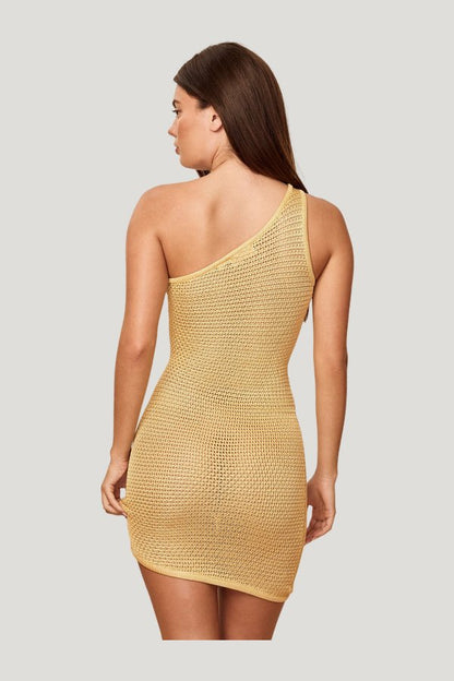 Taormina Dress - Meyer Treble Knit — model side
