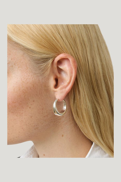 The Andrea Earrings — model front