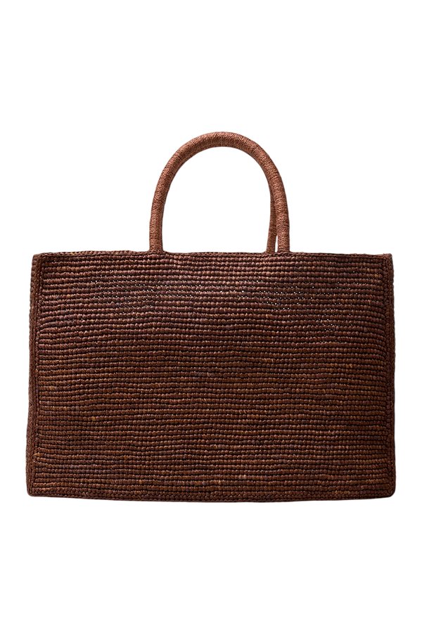 The Charlotte Raffia Bag Large — packshot