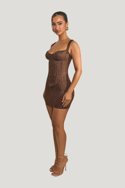 The Cinched Lace Mini Skirt — carry 3