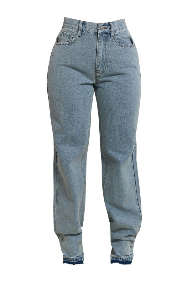 The Kali Mid-Rise Jeans in Light Wash — packshot