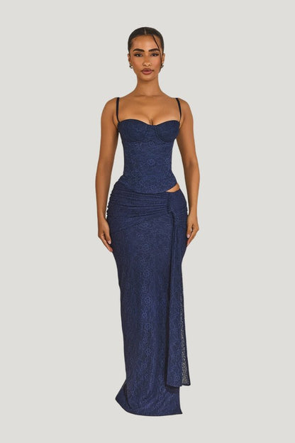 The Lexi Maxi Skirt — model front