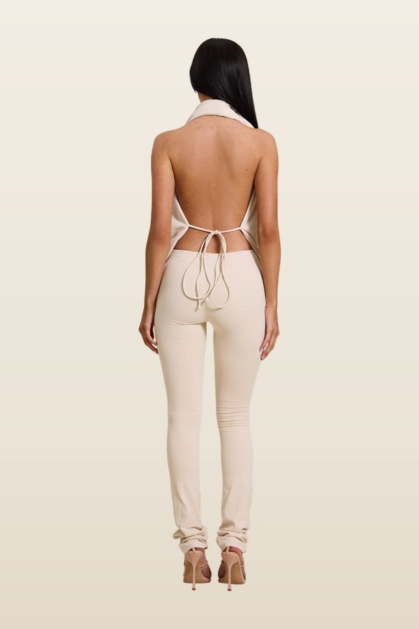 Leia Trousers in Stone — model back