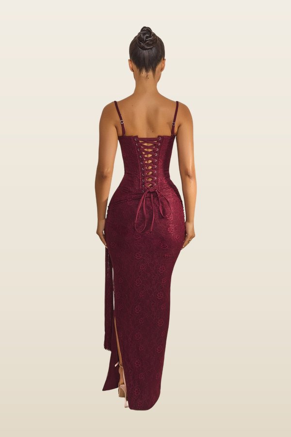 The Lexi Maxi Skirt — model back
