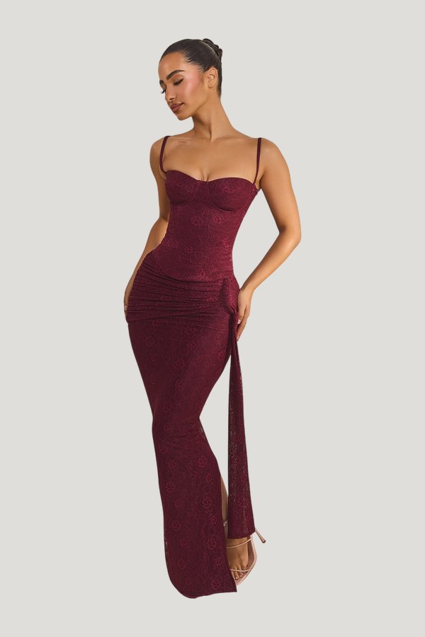 The Lexi Maxi Skirt — model side