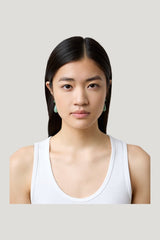 The Lola Earrings — model side
