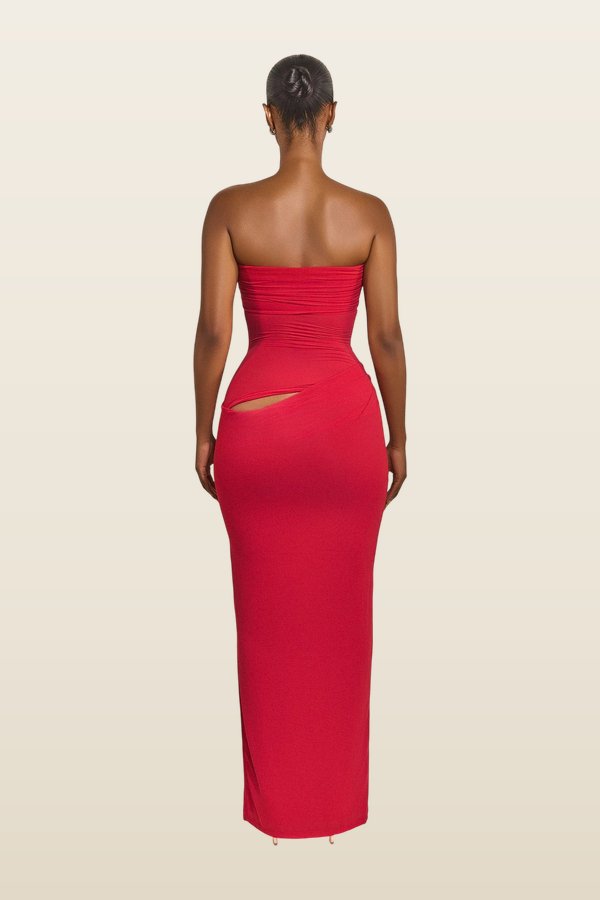 The Martha Maxi — model back