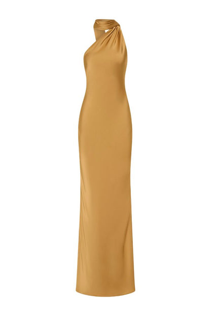 The Nicolette Satin Dress — packshot