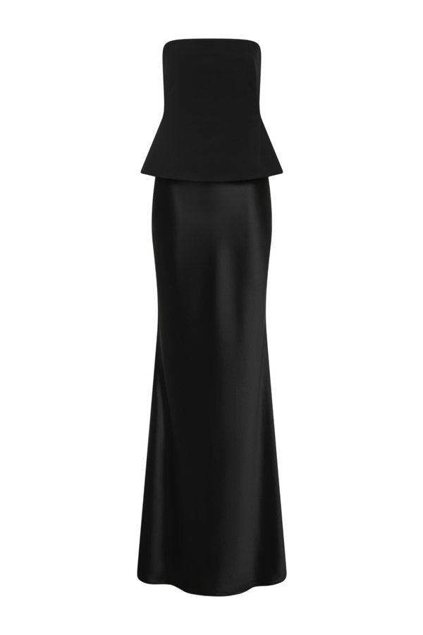 The Padded Satin Gown — packshot