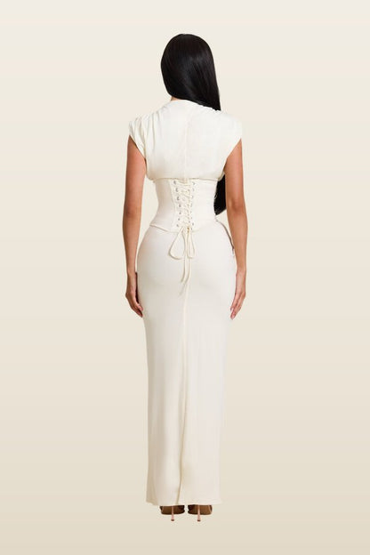 The Sandra Maxi — model back