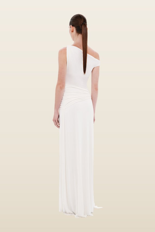 The Sisal Jersey Dress — model back