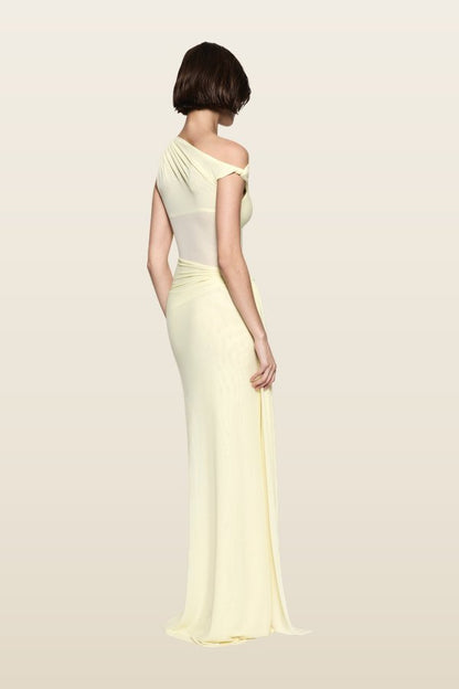 The Sisal Mesh Dress — model back