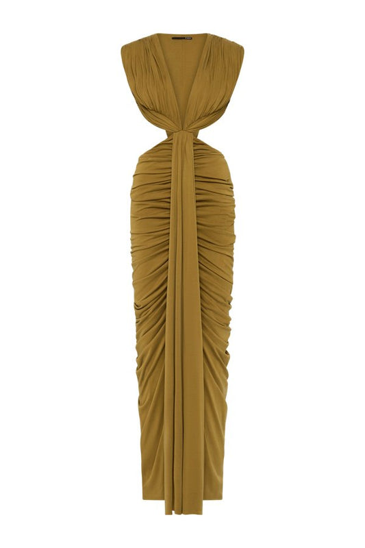 The Solacia Cupro Dress — packshot