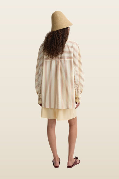 The Stripe Shirt Straw Stripe — carry 4