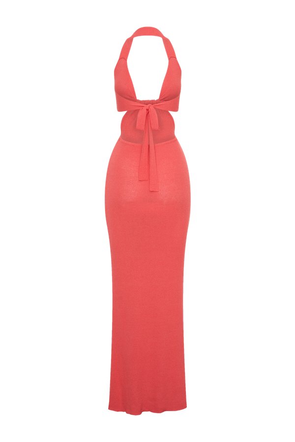 Theresea Halter Knit Maxi Dress — packshot