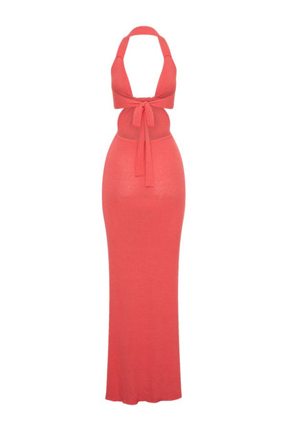 Theresea Halter Knit Maxi Dress — packshot