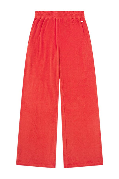 Towelling High Waist Trousers — packshot