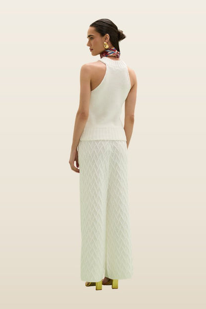 Celia Knit Pants — model back