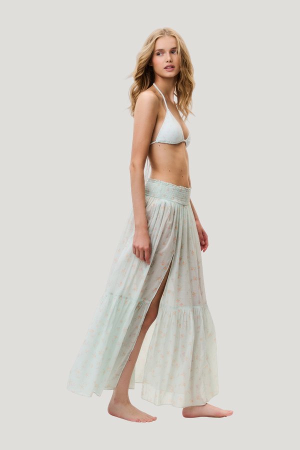 Umber Cotton Cover-Up Skirt — carry 3