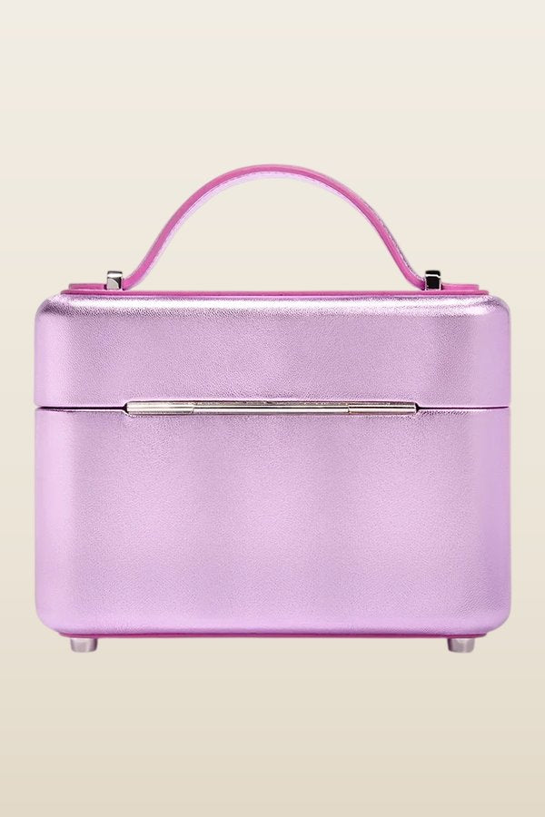 Venyx In Pink Metallic Napa — model back