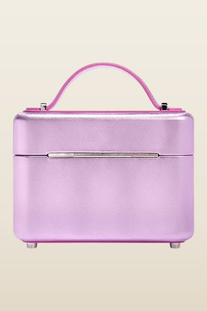 Venyx In Pink Metallic Napa — model back