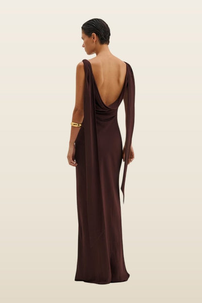 Vida maxi dress — model back