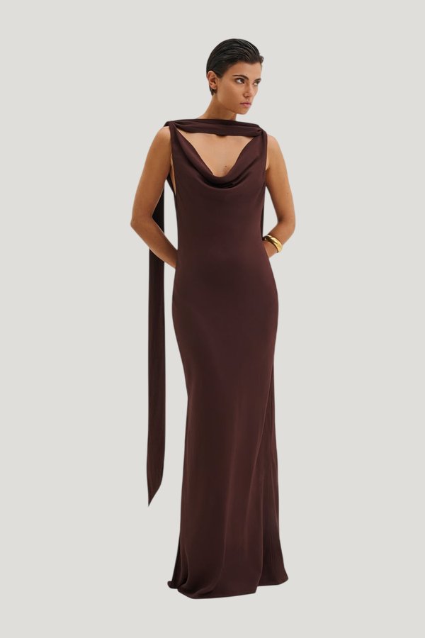 Vida maxi dress — model front