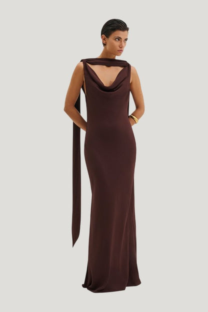 Vida maxi dress — model front