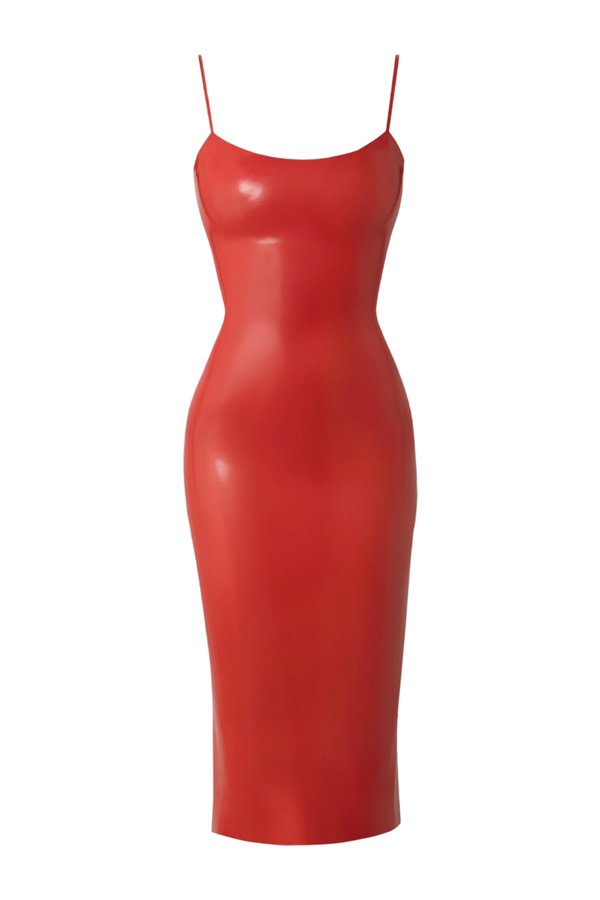 Whistle Latex Midi Dress — packshot