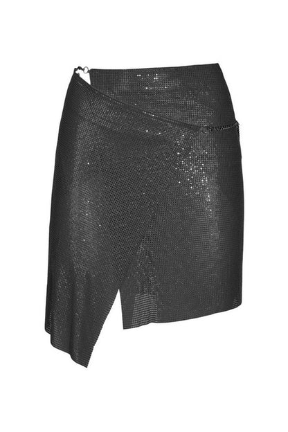 Winona Wrap Skirt Jet — packshot