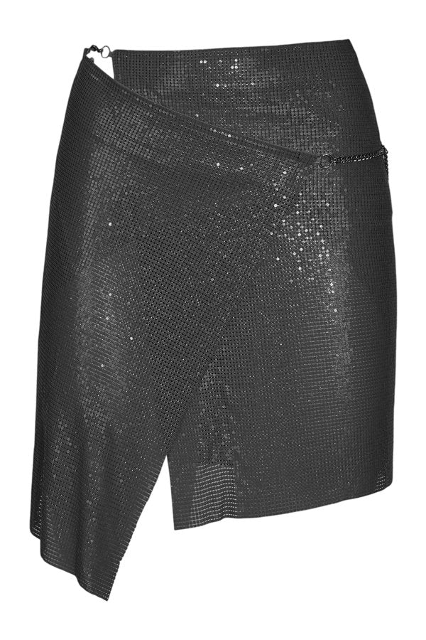 Winona Wrap Skirt Jet — packshot