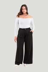 Off The Shoulder Bodysuit — model front