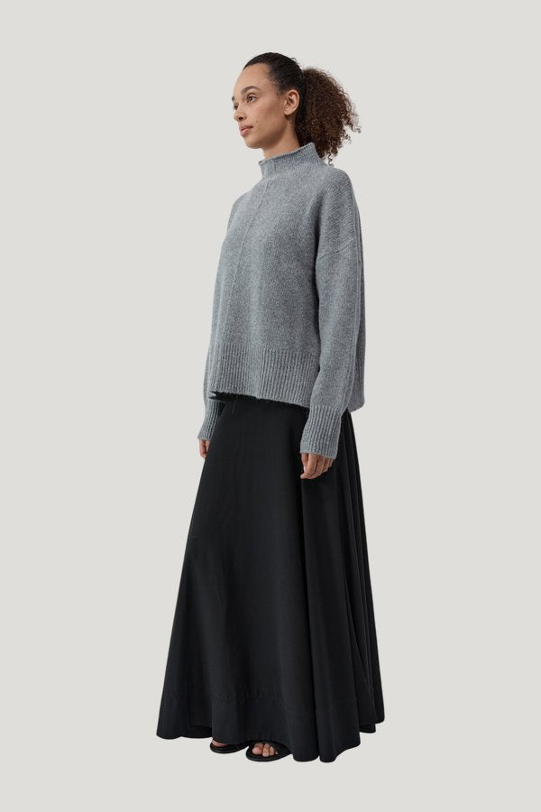 Wool Blend Mock Neck Sweater — carry 3