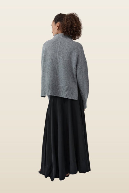 Wool Blend Mock Neck Sweater — carry 4
