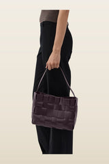 Woven Mini Tote — model back