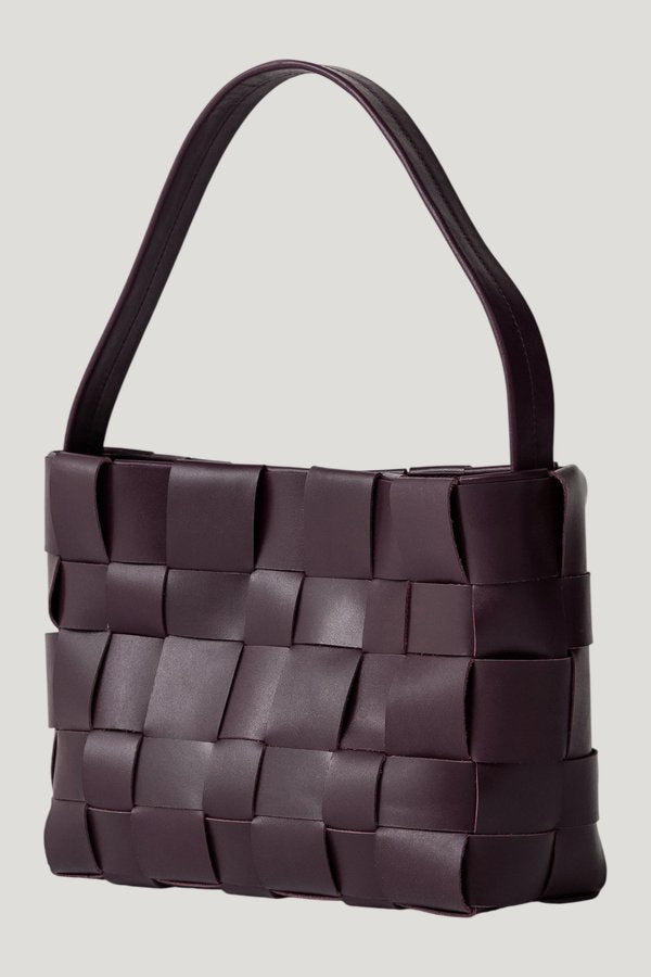 Woven Mini Tote — model side