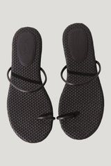 Woven Minimal Slide - Coffee — model front