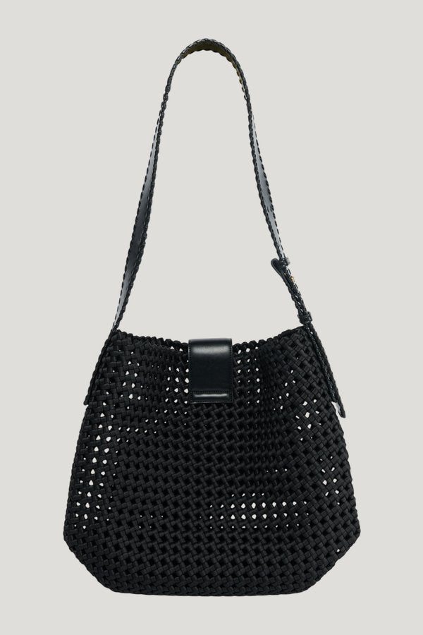 Woven Tote — model side